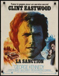 5e497 EIGER SANCTION French 15x21 '75 Clint Eastwood's lifeline was held by assassin he hunted!