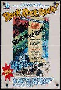 5e530 ROCK ROCK ROCK French 15x21 R80s Alan Freed, Chuck Berry, Connie Francis & Bo Diddley!