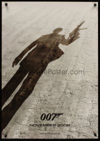 5e020 QUANTUM OF SOLACE teaser DS German '08 Daniel Craig as James Bond, cool shadow image!