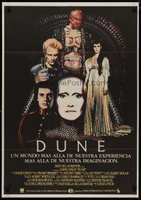 5e100 DUNE Spanish '85 David Lynch sci-fi epic, Kyle MacLachlan, Sting, Silvana Mangano!