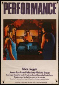 5e108 PERFORMANCE Spanish '78 directed by Nicolas Roeg, Mick Jagger & James Fox trading roles!