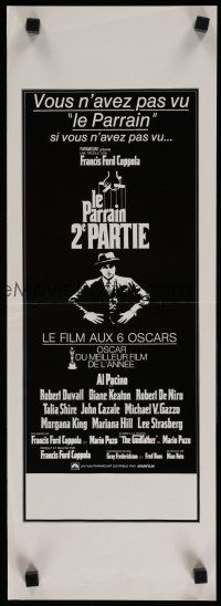 5e024 GODFATHER PART II Swiss '74 Al Pacino in Francis Ford Coppola classic crime sequel!
