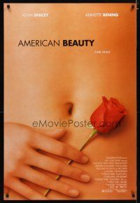 5f040 AMERICAN BEAUTY DS 1sh '99 Sam Mendes Academy Award winner, sexy close up image!