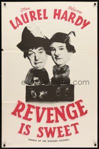 5f059 BABES IN TOYLAND 1sh R60s great image of Laurel & Hardy, Revenge is Sweet!