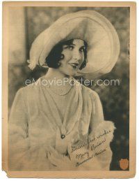 5g045 MARY BRIAN deluxe 10.75x14 still '20s Deltah Pearls advertisement with facsimile signature!