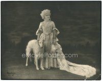5g056 RUTH ROLAND deluxe 10.75x13.5 still '20s portrait in period costume with dog by Nelson Evans!