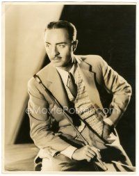 5g068 WILLIAM POWELL deluxe 11x14 still '31 portrait from The Road to Singapore by Irving Lippman!