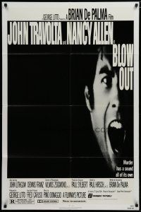 5h117 BLOW OUT 1sh '81 John Travolta & Nancy Allen, directed by Brian De Palma!