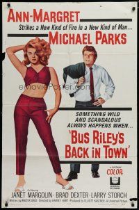 5h147 BUS RILEY'S BACK IN TOWN 1sh '65 wild & scandalous things happen when Ann-Margret's around!