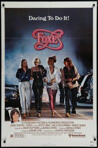 5h327 FOXES 1sh '80 Jodie Foster, Cherie Currie, Marilyn Kagen + super young Scott Baio!