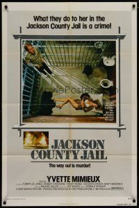 5h468 JACKSON COUNTY JAIL 1sh '76 what they did to Yvette Mimieux in jail is a crime!