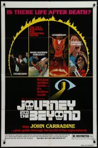 5h477 JOURNEY INTO THE BEYOND 1sh '77 not just another movie, it's another world!