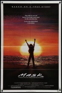 5h567 MASK 1sh '85 Cher, Eric Stoltz is Rocky Dennis, directed by Peter Bogdanovich!