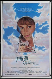 5h662 PEGGY SUE GOT MARRIED 1sh '86 Francis Ford Coppola, Kathleen Turner re-lives her life!