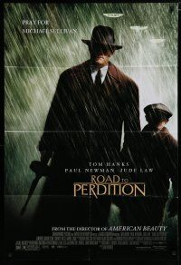 5h748 ROAD TO PERDITION DS 1sh '02 Sam Mendes directed, Tom Hanks, Paul Newman, Jude Law