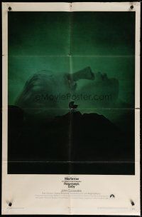 5h761 ROSEMARY'S BABY 1sh '68 John Cassavetes & Mia Farrow, Polanski horror classic!