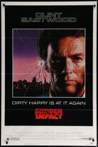 5h852 SUDDEN IMPACT 1sh '83 Sondra Locke, Hingle, Clint Eastwood is at it again as Dirty Harry!