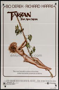 5h871 TARZAN THE APE MAN 1sh '81 directed by John Derek, Richard Harris, art of sexy Bo Derek!