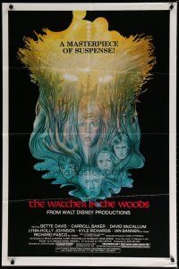 5h953 WATCHER IN THE WOODS 1sh '80 Disney, it was just game until a girl vanished for 30 years!
