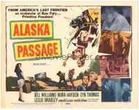 5j031 ALASKA PASSAGE TC '59 America's last frontier, Bill Williams, Naura Hayden, Yukon adventure