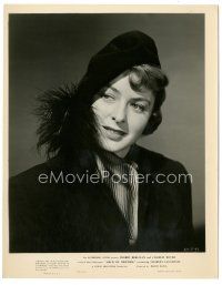 5k159 ARCH OF TRIUMPH 8x10.25 still '47 close portrait of Ingrid Bergman wearing cool outfit!