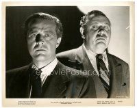 5k194 BIG CLOCK 8.25x10.25 still '48 creepy close up of Ray Milland & Charles Laughton!