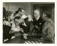 5k283 CRISIS deluxe 8x10 still '50 Signe Hasso watches Jose Ferrer collaspe into Cary Grant's arms!