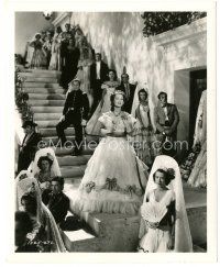 5k403 GIRL OF THE GOLDEN WEST deluxe 8x10 still '38 Jeanette MacDonald at the governor's fiesta!
