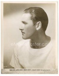 5k440 GREEN LIGHT 8x10.25 still '37 great profile portrait of handsome leading man Errol Flynn!