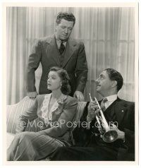 5k493 I LOVE YOU AGAIN deluxe 8x9.5 still '40 William Powell, Myrna Loy & Frank McHugh by Willinger