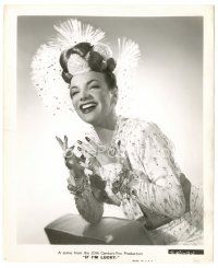 5k502 IF I'M LUCKY 8.25x10 still '46 Carmen Miranda with wacky outfit & cool hat, but no fruit!