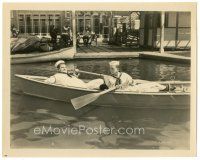 5k642 MEN O'WAR 8x10 still '29 c/u of sailors Laurel and Hardy, who can't handle a small rowboat!
