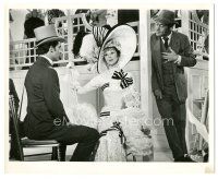 5k668 MY FAIR LADY 8.25x10 still '64 Audrey Hepburn between Rex Harrison & Jeremy Brett!