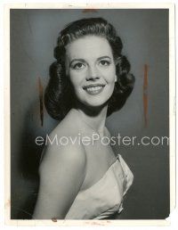 5k674 NATALIE WOOD 7x9.25 news photo '58 great smiling portrait of the beautiful star!