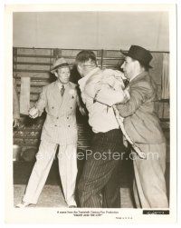 5k678 NIGHT & THE CITY 8x10.25 still '50 man is restrained from attacking Richard Widmark!