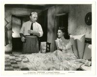5k680 NIGHTMARE 8x10.25 still '42 Brian Donlevy looks at sexy Diana Barrymore in bed!