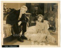 5k769 ROMANCE 8x10.25 still '30 Lewis Stone looks at Greta Garbo on floor with playing cards!