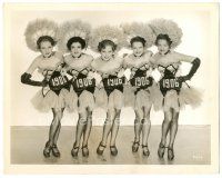 5k778 SAN FRANCISCO 8.25x10.25 still '36 great image of 5 sexy showgirls showing year of the quake