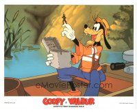 5k037 GOOFY & WILBUR 8x10 mini LC R90s Walt Disney cartoon, great image of them in fishing boat!