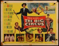 5m030 BIG CIRCUS style B 1/2sh '59 Victor Mature, Red Buttons, Rhonda Fleming, Kathryn Grant!