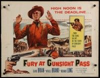 5m092 FURY AT GUNSIGHT PASS 1/2sh '56 outlaws hold a whole town hostage but one man fights back!