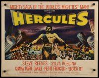 5m118 HERCULES style A 1/2sh '59 great artwork of the world's mightiest man Steve Reeves!