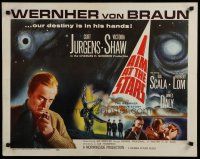 5m132 I AIM AT THE STARS 1/2sh '60 Curt Jurgens as Wernher Von Braun, our destiny is in his hands!