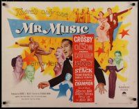 5m220 MR. MUSIC style B 1/2sh '50 Bing Crosby, Groucho Marx, Charles Coburn, Hussey, Robert Stack