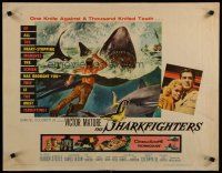 5m328 SHARKFIGHTERS style B 1/2sh '56 no man or camera has ever captured before, cool artwork!