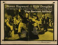 5m392 TOP SECRET AFFAIR 1/2sh '57 Susan Hayward tames toughest General Kirk Douglas!