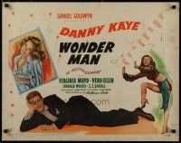 5m426 WONDER MAN style B 1/2sh '45 wacky Danny Kaye, sexy Virginia Mayo + dancing Vera-Ellen!