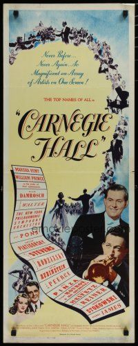 5m500 CARNEGIE HALL insert '47 Edgar Ulmer's mightiest music event the screen has ever known!