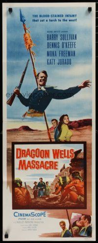 5m542 DRAGOON WELLS MASSACRE insert '57 the blood-stained infamy that set a torch to the West!