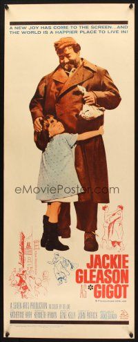 5m574 GIGOT insert '62 cute Katherine Kath hugs Jackie Gleason, directed by Gene Kelly!